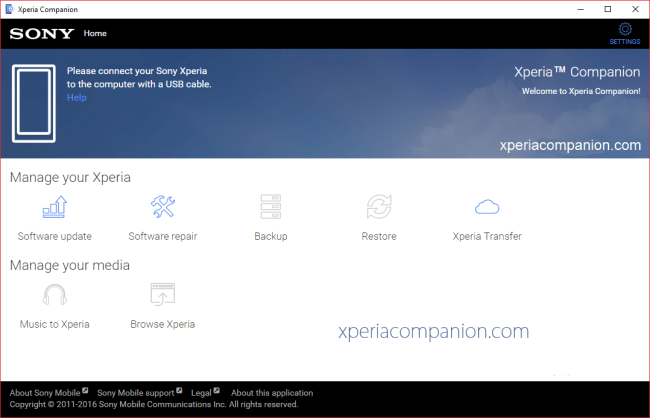 Sony xperia companion download mac